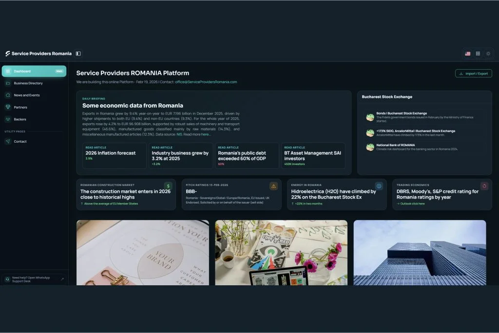 Service Providers ROMANIA Platform